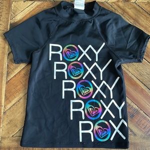 Roxy Girls’ Short Sleeve Rash Guard